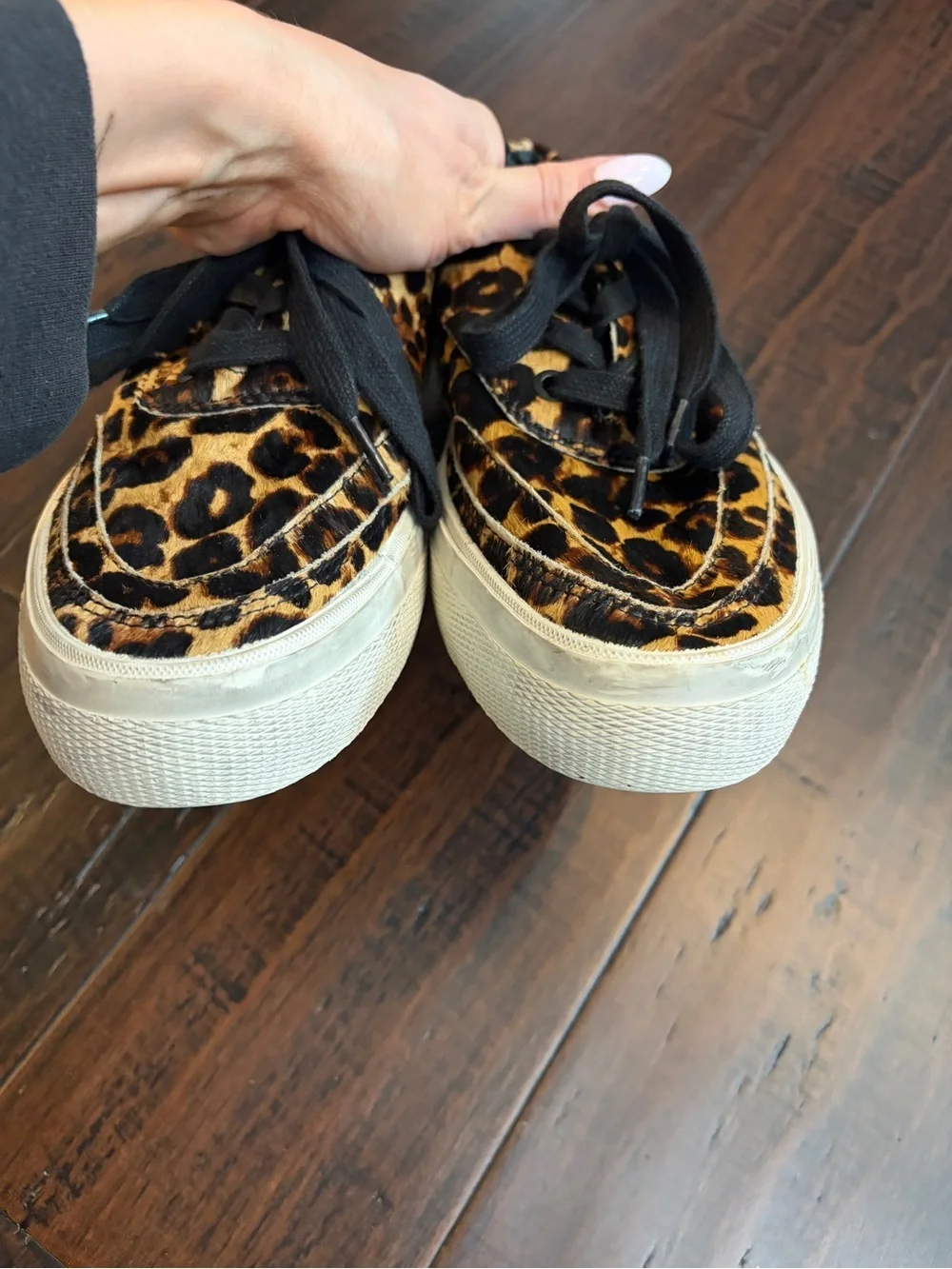 All Saints Leopard-Print Classic Platform Sneaker casual cool girl elevated 90’s